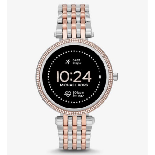 Michael Kors Gen 5E Darci Pavu00e9 Two-Tone Smartwatch