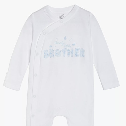 Mini Cuddles Baby Lovely Little Brother Sleepsuit