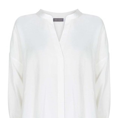 Mint Velvet White Oversized Longline Shirt