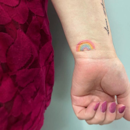 miscarriage tattoos rainbow