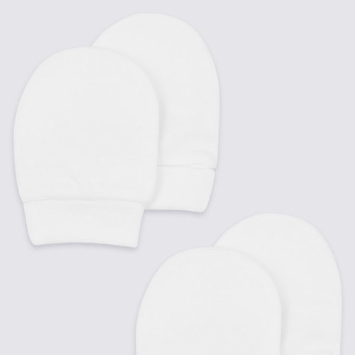 2-Pack Organic Mittens