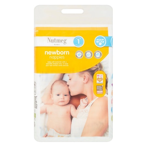 Morrisons Nutmeg Little Big Newborn Nappies