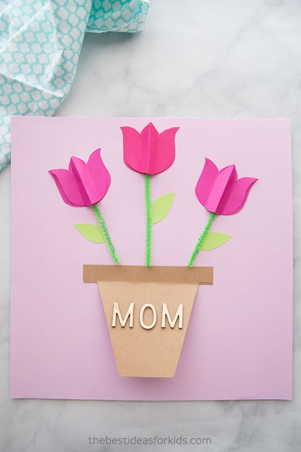 mothers day card craft for kids