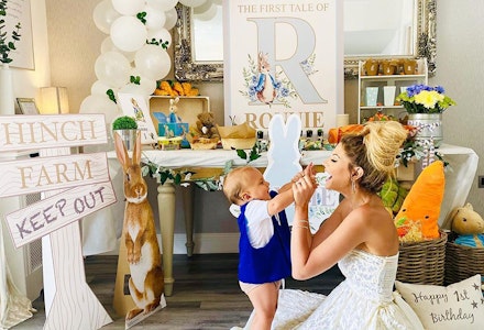 mrshinchhome peter rabbit first birthday party