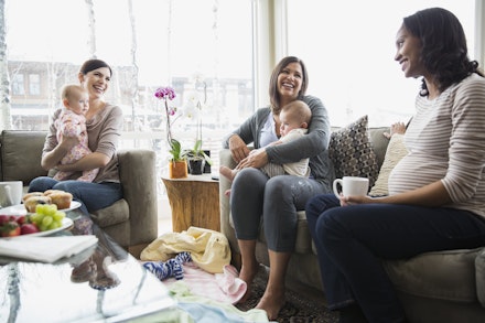 mum friends maternity leave