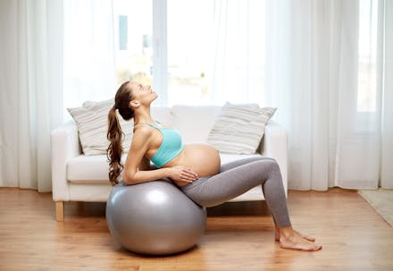1. Use a birthing ball