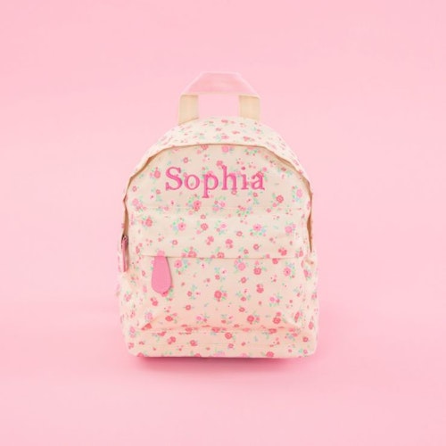 Personalised Ditsy Floral Mini Backpack