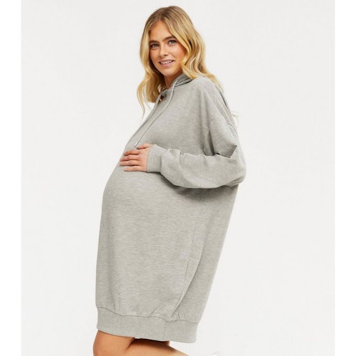 New Look maternity jersey hoodie dress