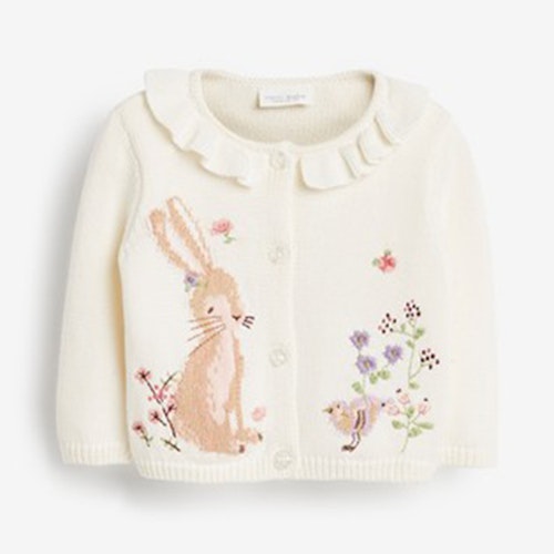 Bunny Frill Neck Cardigan