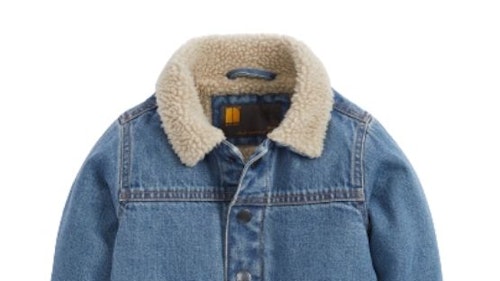Denim Blue Borg lined jacket, Next