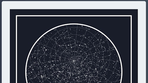 The Night Sky Map