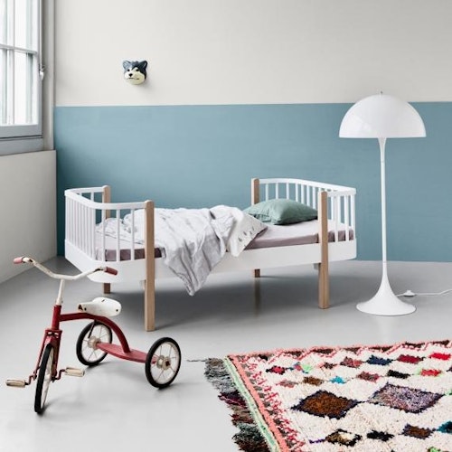 Oliver Furniture - Wood Junior Bed in White u0026amp; Oak