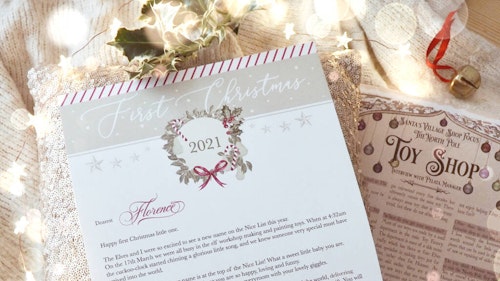 Babyu0026#039;s First Christmas: Letter From Santa Claus