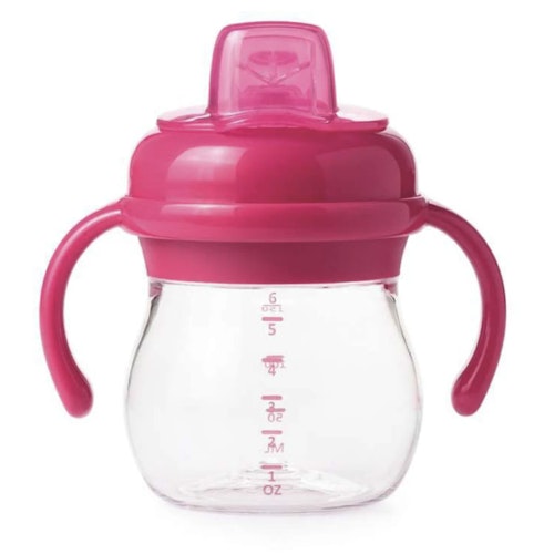 The best sippy cup with removable handles: OXO Tot Soft Spout Sippy Cup