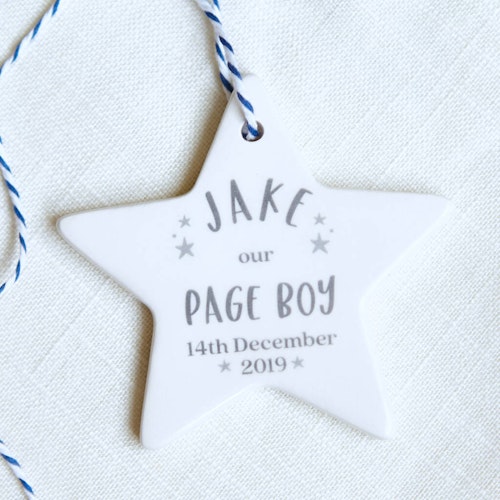 Page Boy Keepsake