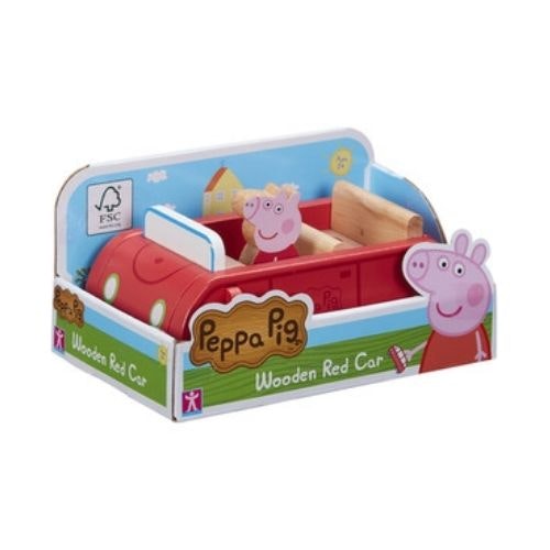 Peppau0026#039;s Wooden Red Car