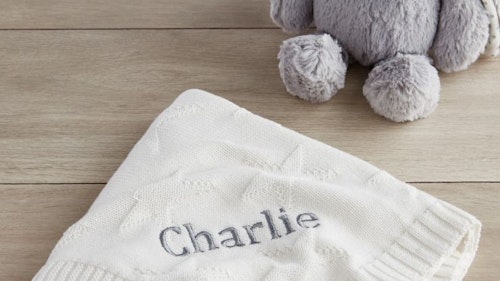Personalised star blanket
