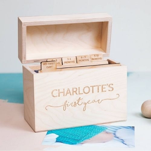 Personalised New Baby Photo Box