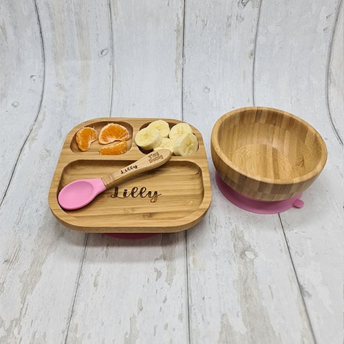 Personalised bamboo set