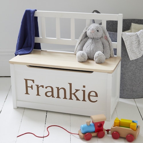 Personalised Toy Chest u0026amp; Bench