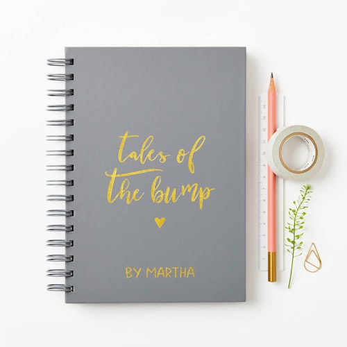 Personalised Weekly u0026#039;Bumpu0026#039; Pregnancy Journal