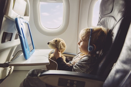 plane tips young children Toddler on a plane