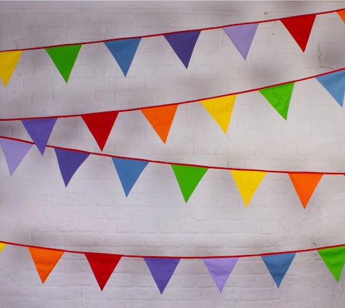 Carnival Cotton Bunting, u00a313