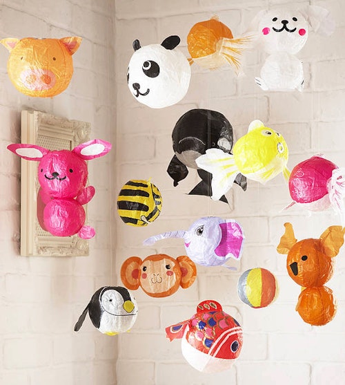 Set of 10 Japanese Paper Balloons, u00a325