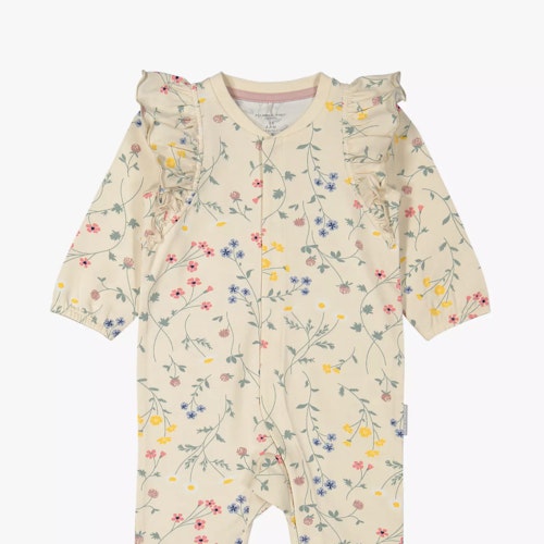 Polarn O. Pyret Baby GOTS Organic Cotton Floral Print Romper