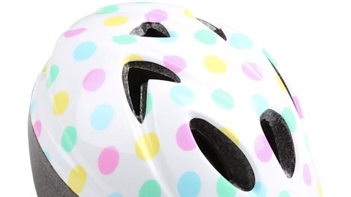 Polka Dot Toddler Bike Helmet