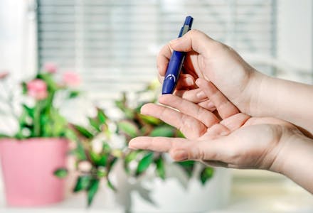 1) Certain conditions/diseases Finger prick