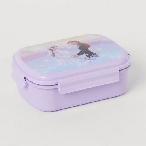 Print-motif lunch box