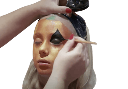 pumpkin face paint step 4