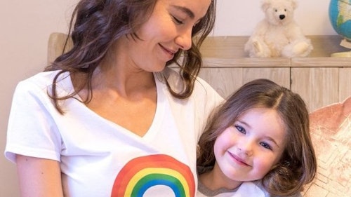 Mummy and Me Matching Pyjamas - Rainbow Pyjama Set