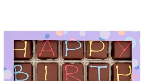 Sainsburyu0026#039;s Chocolate Birthday Cubes