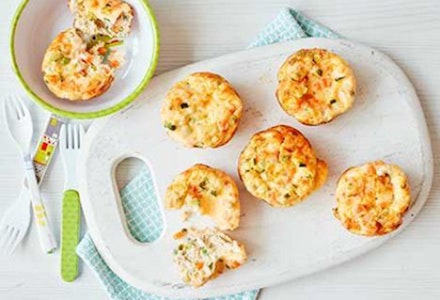 salmon and sweet potato muffins