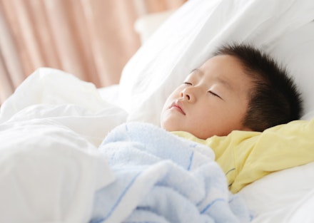 sleeping boy mindfulness