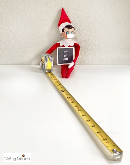social distancing elf