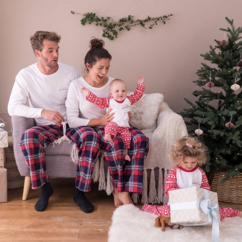 Sparks and Daughters Personalised Embroidered Christmas Family Pyjama Set