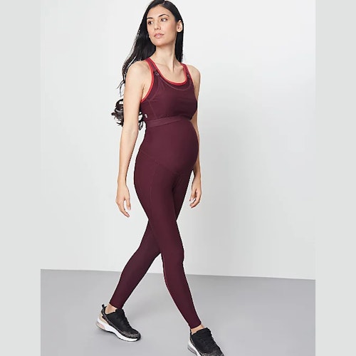 Maternity Plum Sports Leggings