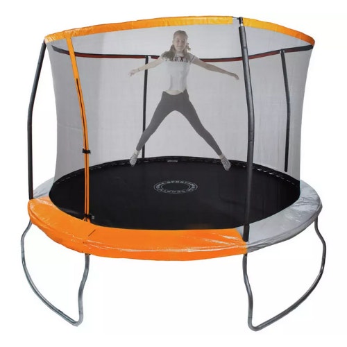 Sportspower 10ft Outdoor Kids Trampoline with Enclosure