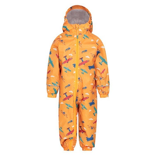Spright printed junior waterproof rain suit