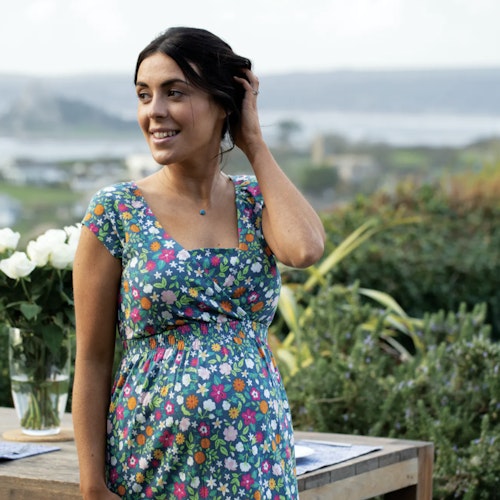 Spring Maternity u0026amp; Nursing Dress