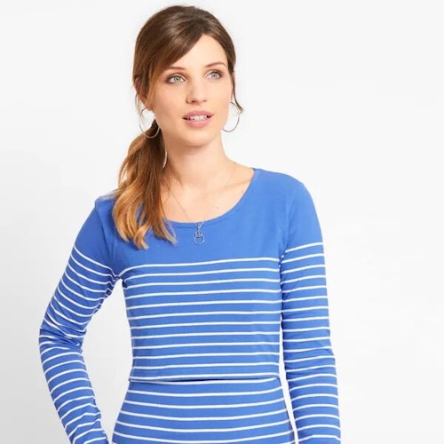 Breton Stripe Nursing Top
