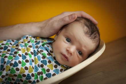 stroking baby 1