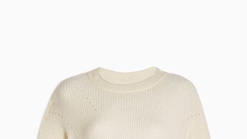 Super soft pointelle knitted jumper