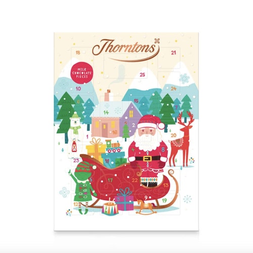 Milk Chocolate Santa Advent Calendar
