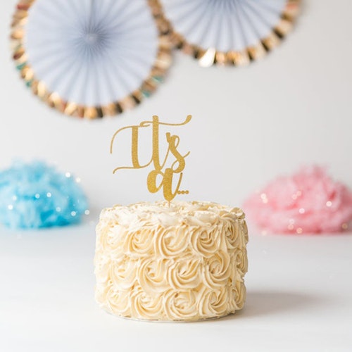 Gender Reveal Cake Topper