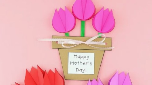 Flower pot cards