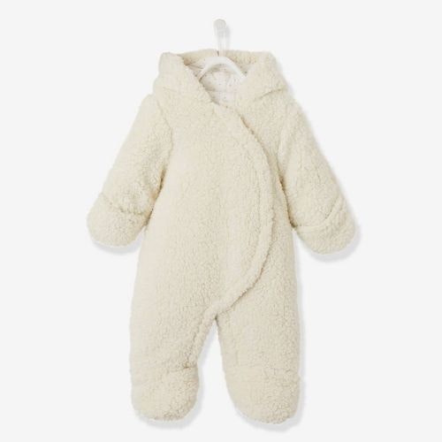 Vertbaudet Padded Pramsuit - Plush Look